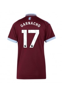 Aston Villa Alejandro Garnacho #17 Jalkapallovaatteet Naisten Kotipaita 2026-27 Lyhythihainen